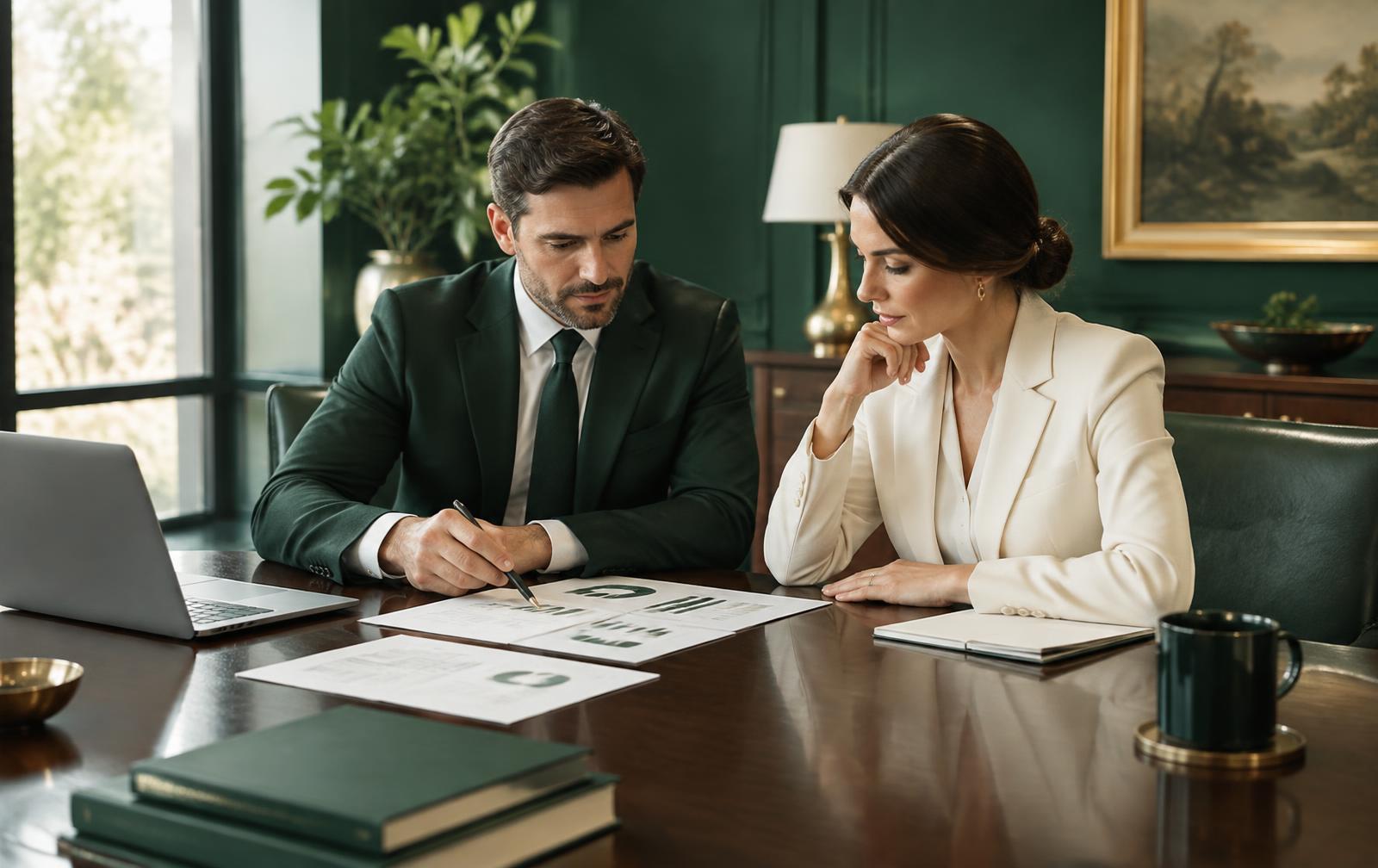 Consultanță financiară la birou